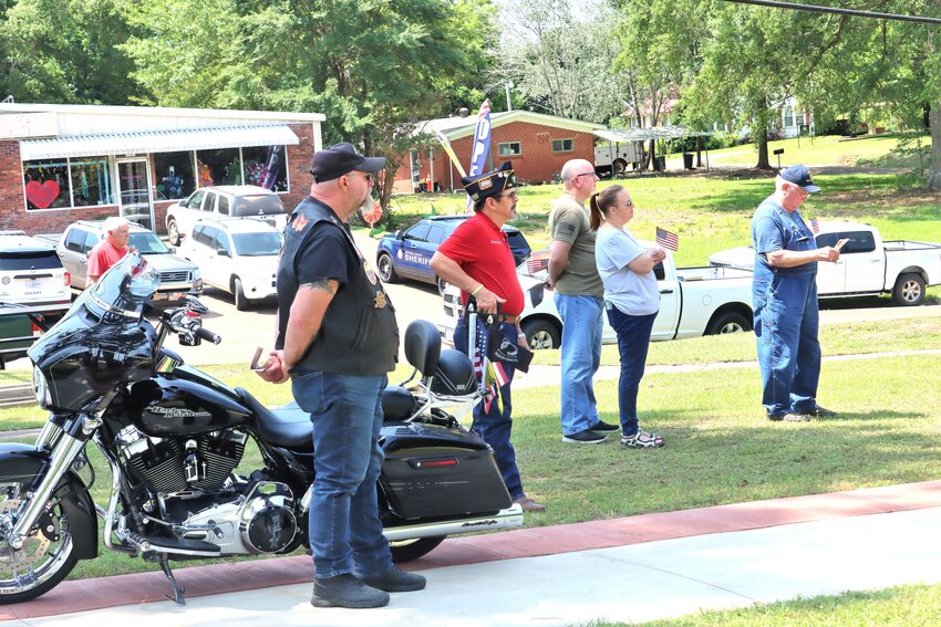 Residents came to pay their respects on Memorial Day.